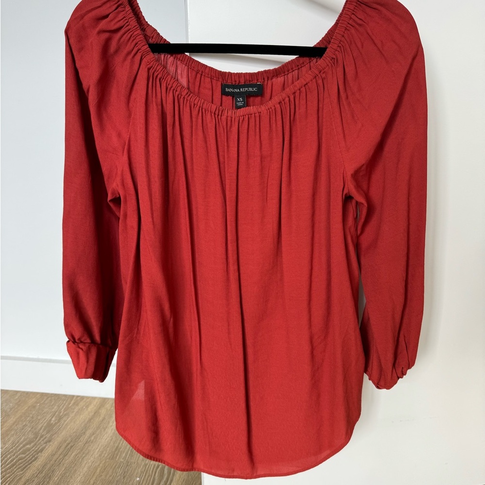 Pumpkin Colored Top